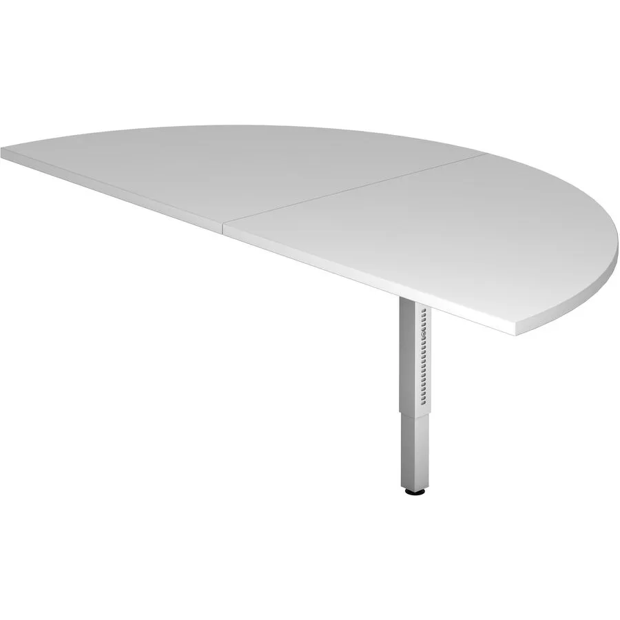 Anbautisch Office grau Holzwerkstoff B 160 T 80 cm