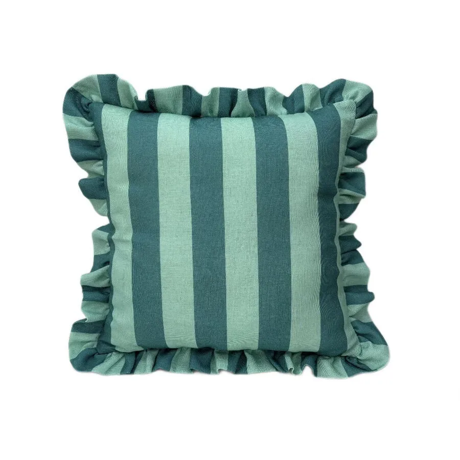 Zierkissen Jona petrol Bezug: 95% Polyester % 5% Leinen, Füllung: 100% Polyester B 45 T 45 cm