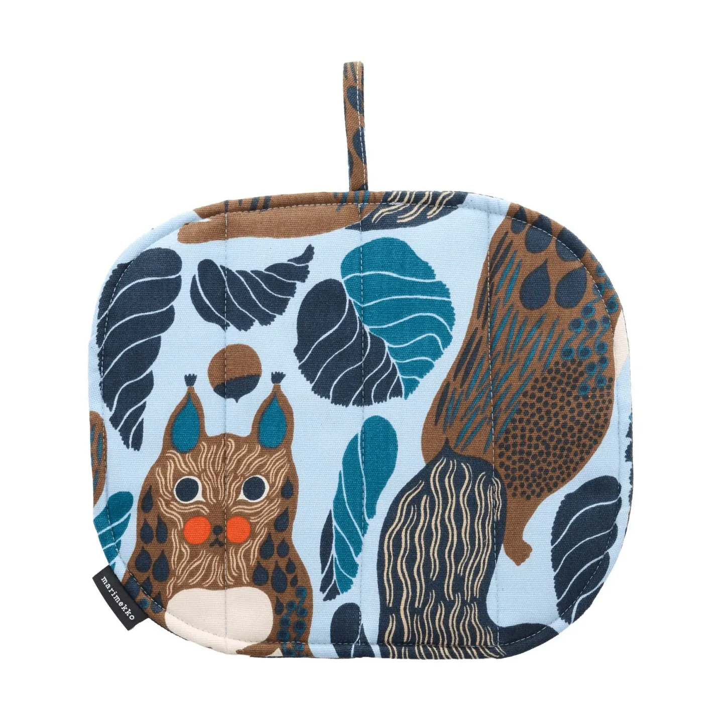 Marimekko Pieni Kurre Topfuntersetzer Himmelblau-Mehrfarbig