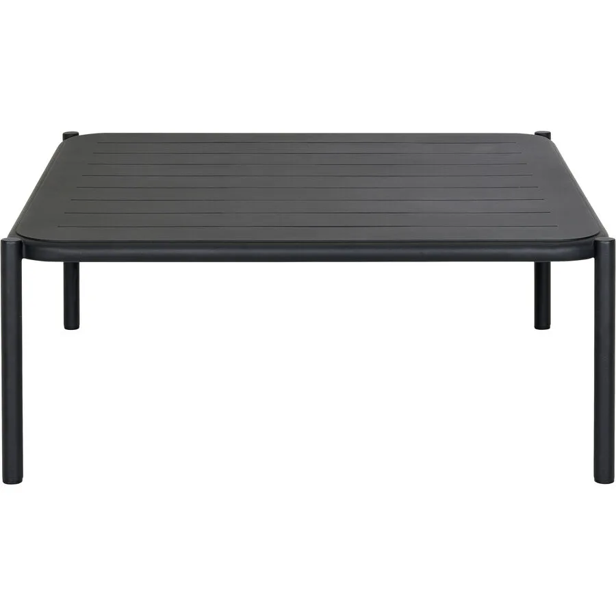 Loungetisch Viano Schwarz Stahl 75 cm 75 cm