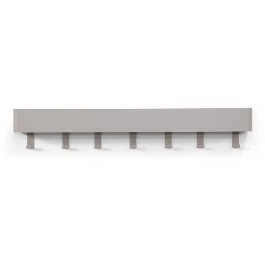 Spinder Design Garderobenleiste Hesta taupe Stahl H 12 cm