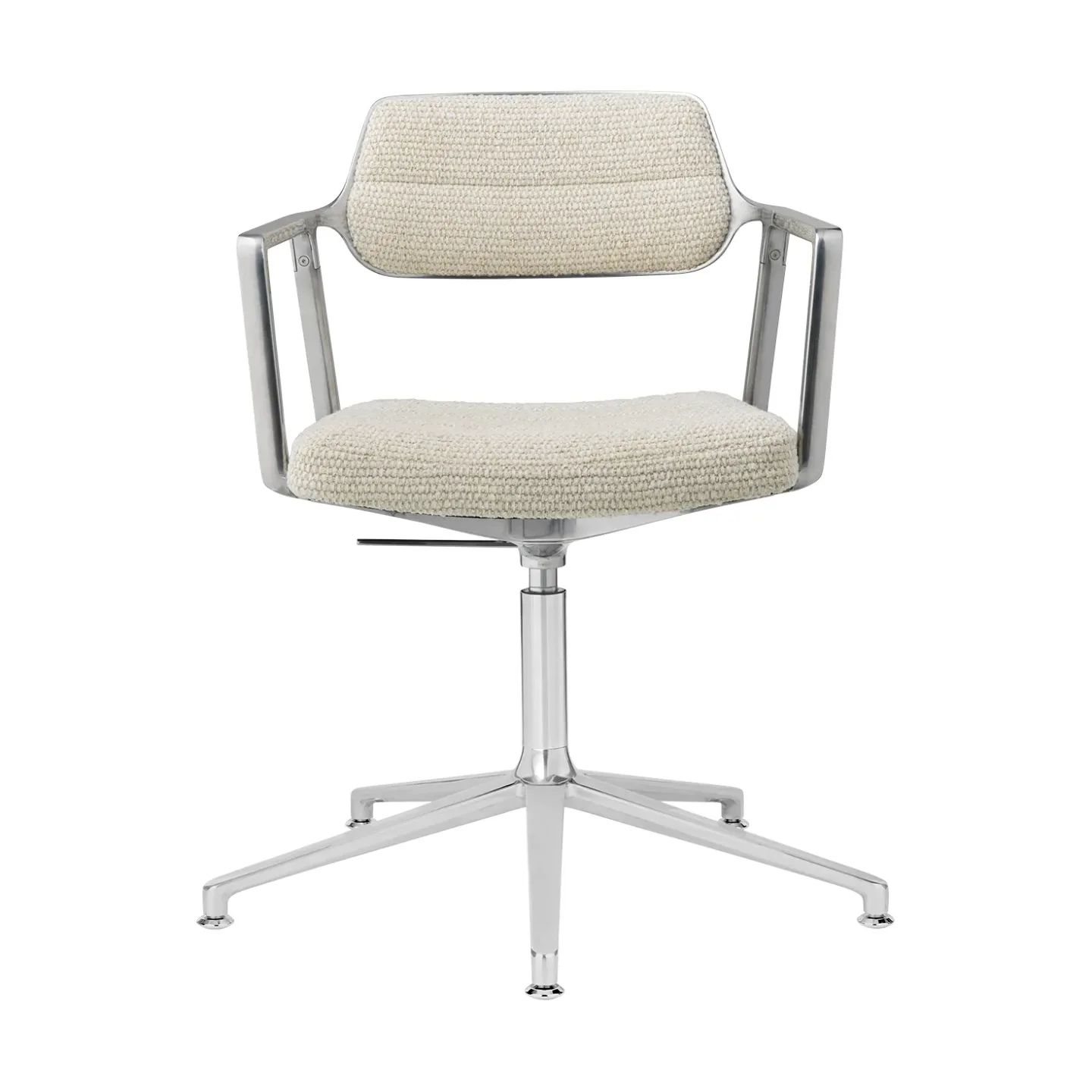 Vipp Vipp453+ Swivel kontorsstol Wavy off white-light grey-pol. aluminium