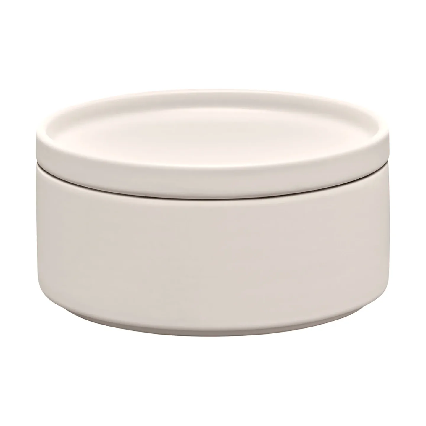 blomus Pilar Aufbewahrungsdose mit Deckel Moonbeam, Ø15,5x7,5 cm