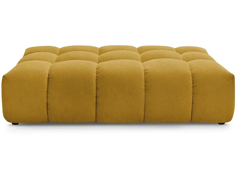 Hocker BOBOCHIC EVEREST 100x166x40cm stoff mit textur gelb