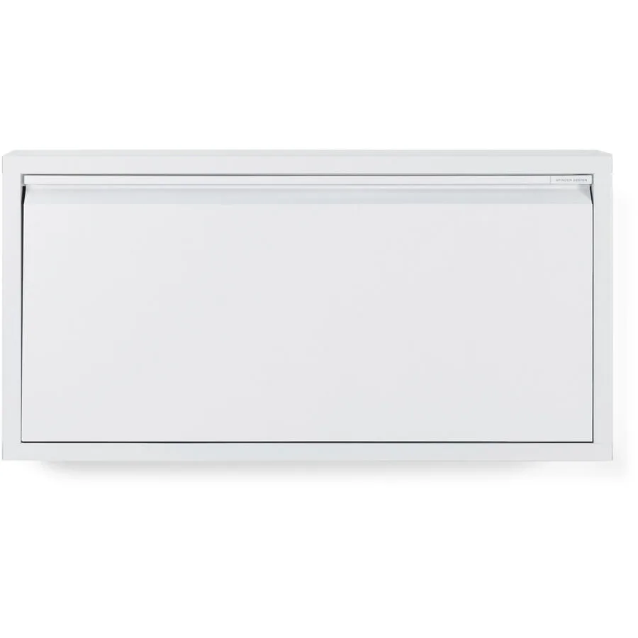 Spinder Design Schuhschrank Hesta Weiss Stahl B 75 cm H 37.5 cm