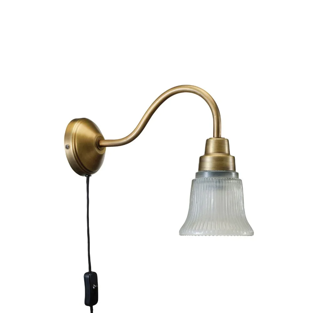 Emmi vägglampa Antikmässing 34 cm - Pr Home