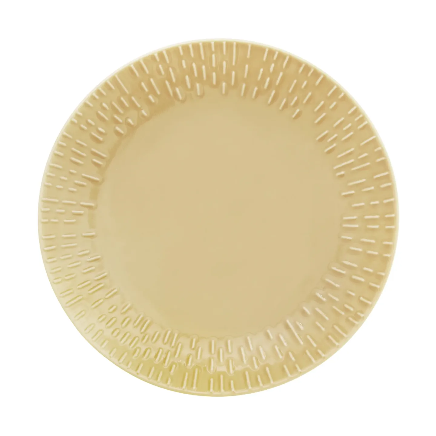 Aida Confetti Teller Mustard, Ø21 cm