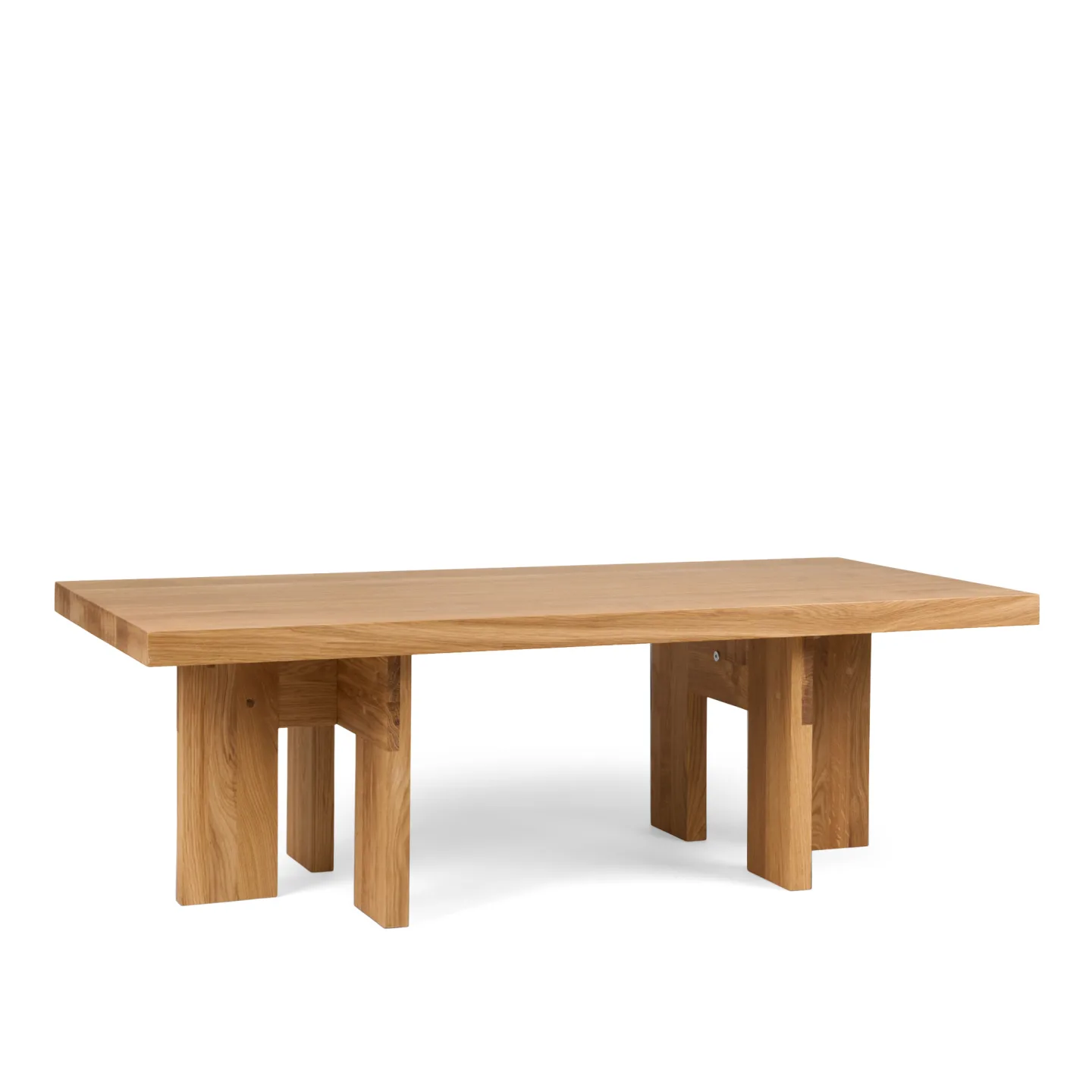 Frama - Farmhouse Rectangle soffbord natural oak - Soffbord - Beige - Trä