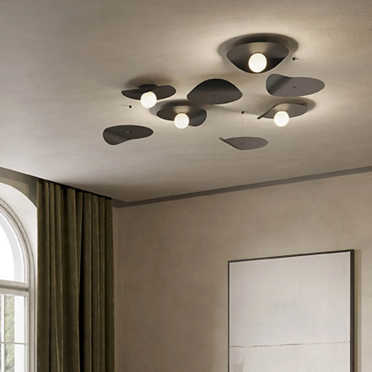 Flow Taklampe Black - KDLN - Stue - Design - Metall