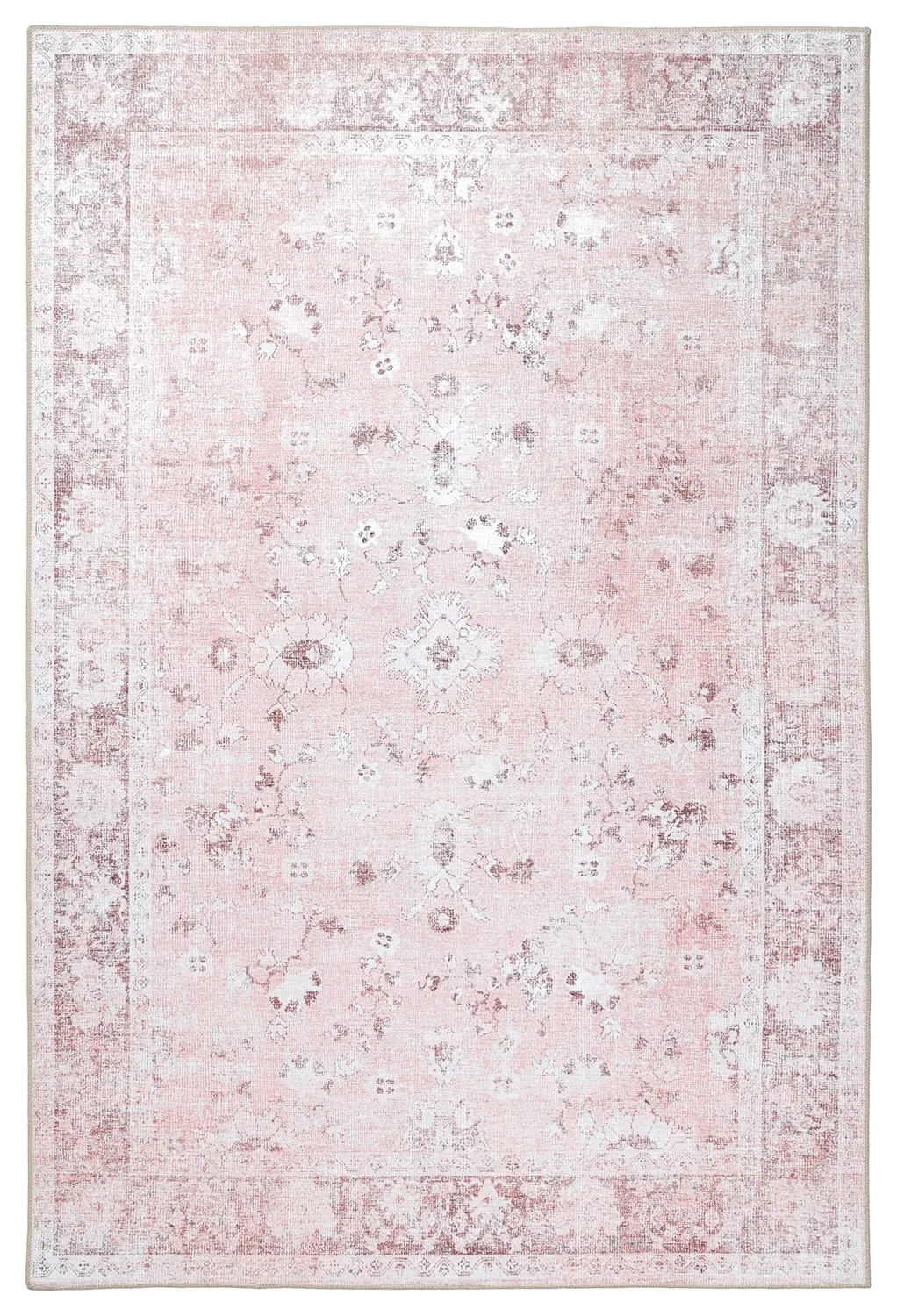Flatvävd Matta - Gombalia (rosa) (Storlek: 190 x 280 cm)