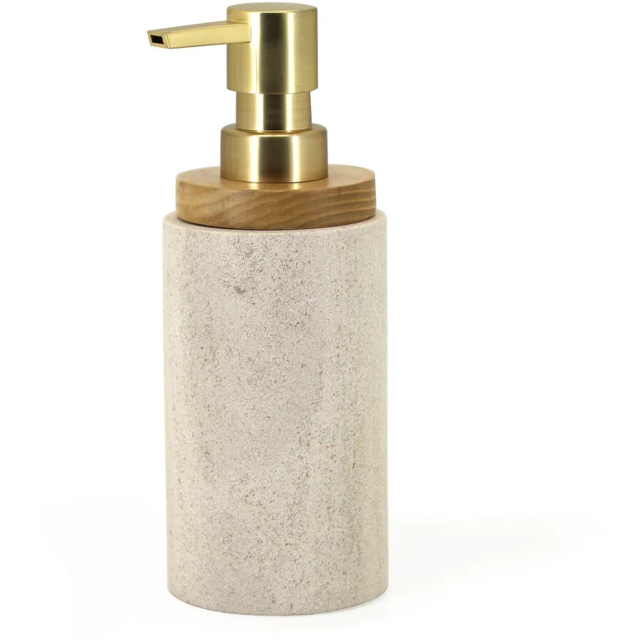 Seifenspender Marmor Beige Stein