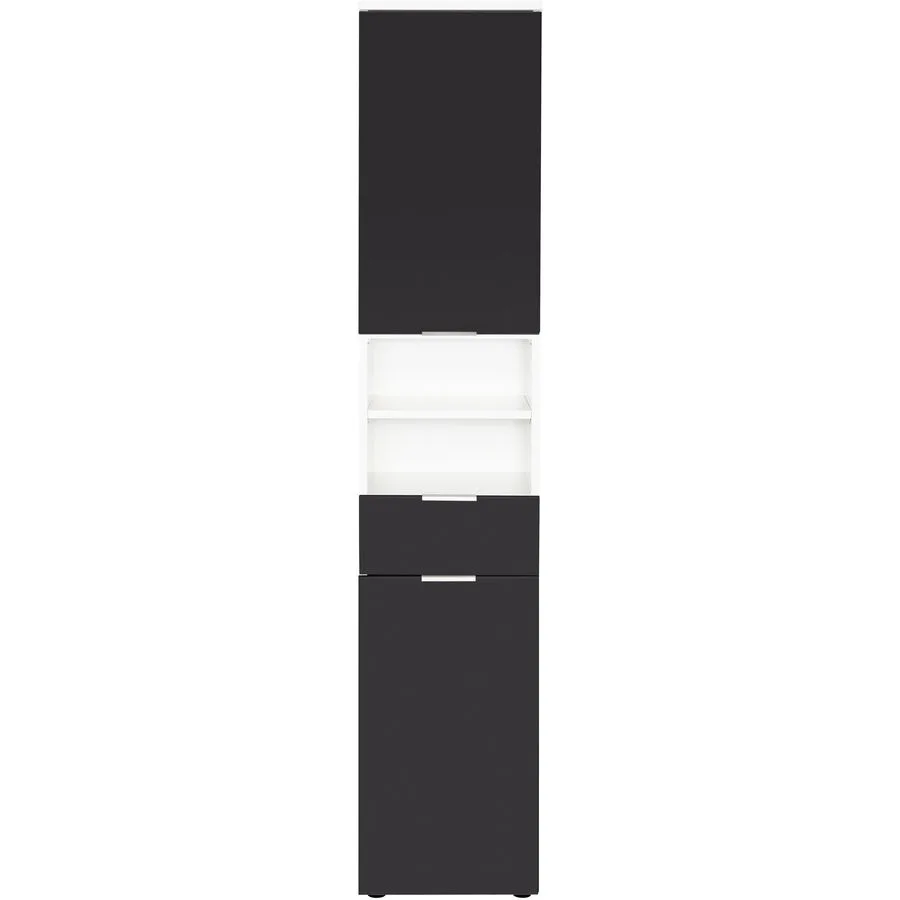 Badezimmerschrank Noe anthrazit Holzwerkstoff B 35 T 36 H 184 cm