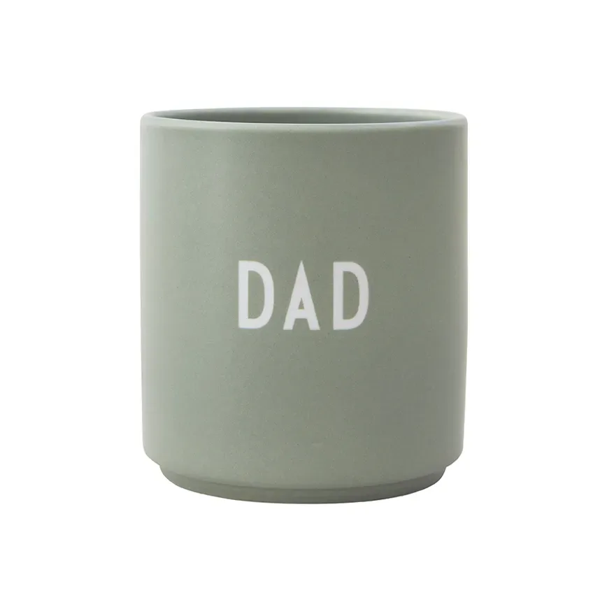 Design Letters Design Letters favoritkopp 25 cl Dad/Love-green
