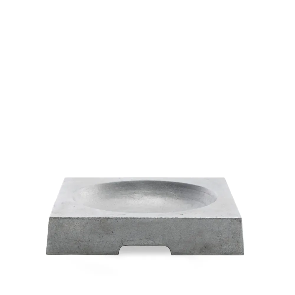 Byarums bruk Kvadrat fågelbad Aluminium sandgjuten