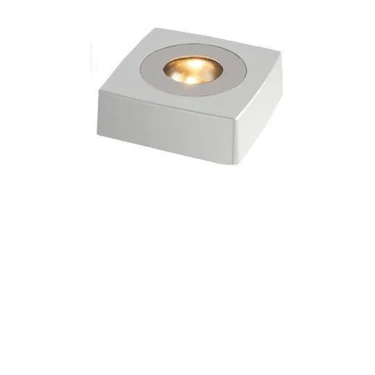 Frilight - Ljusplatta 9x9cm - Bordslampa - Vit