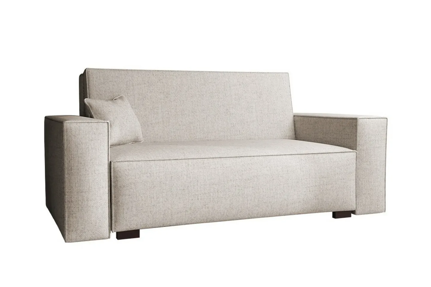 Denegal 2-sits liten bäddsoffa i Tyg - Beige