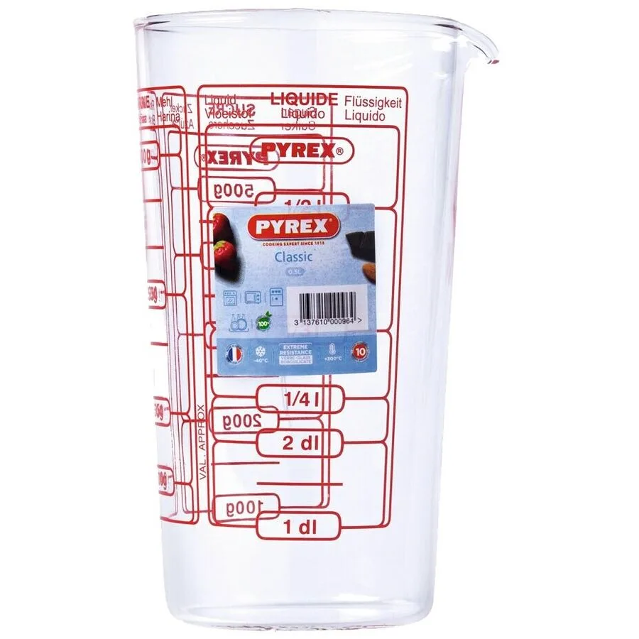 Pyrex Messbecher Classic Transparent Glas 0.5 l