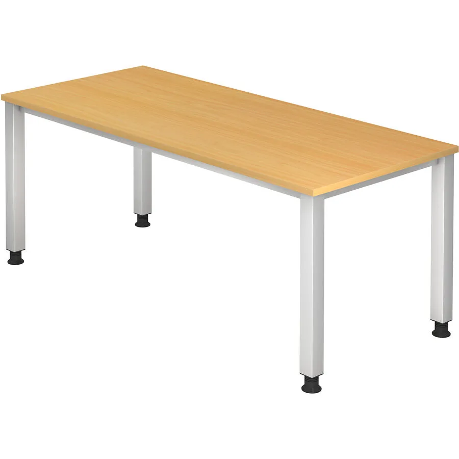 Schreibtisch Office buche Holzwerkstoff Höhenverstellbar B 180 T 80 cm