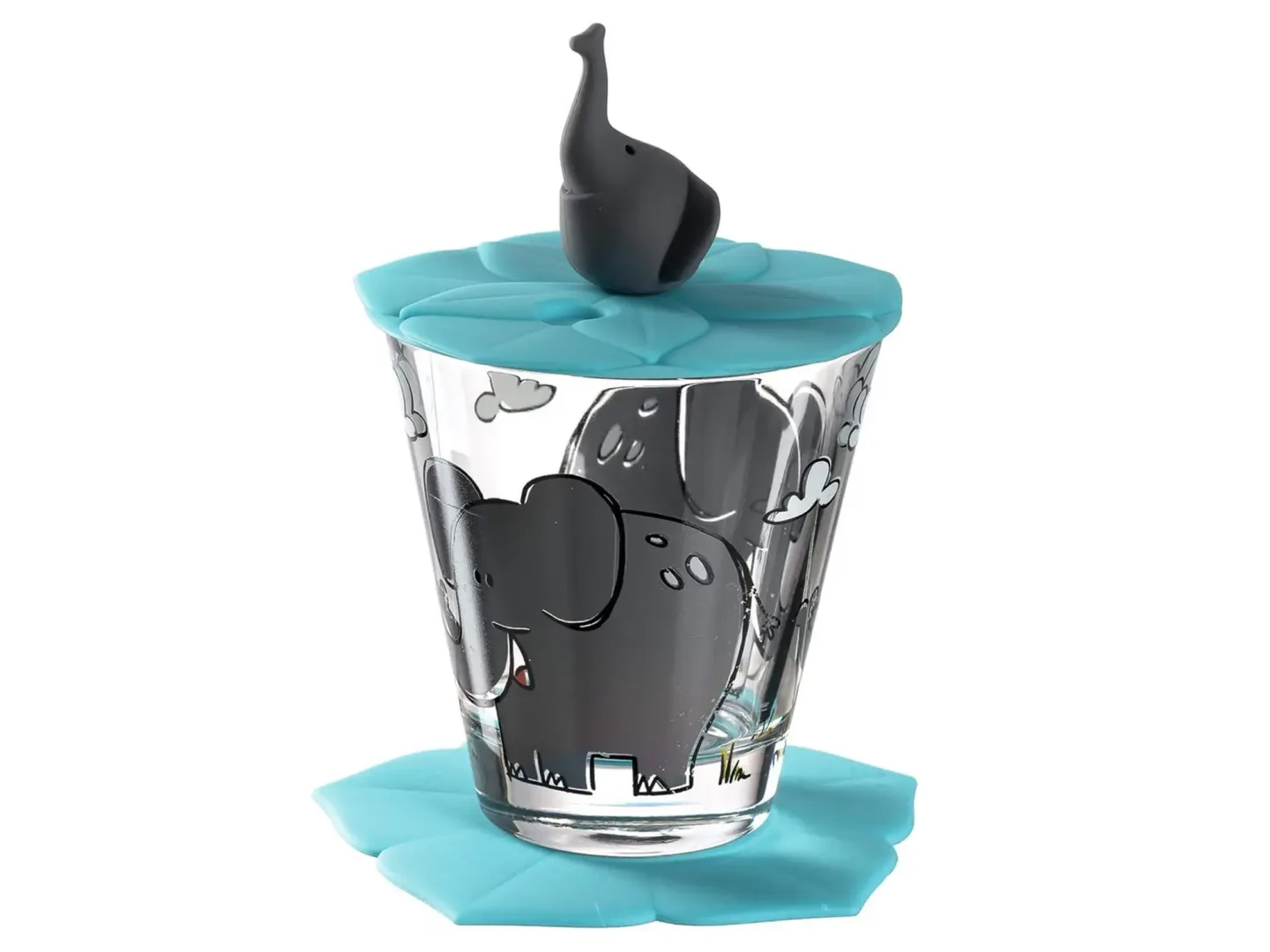 Alltron Trinkglas Für Kinder Bambini Elefant, 215 ml, 3-teilig Transparent | Schubiger Möbel