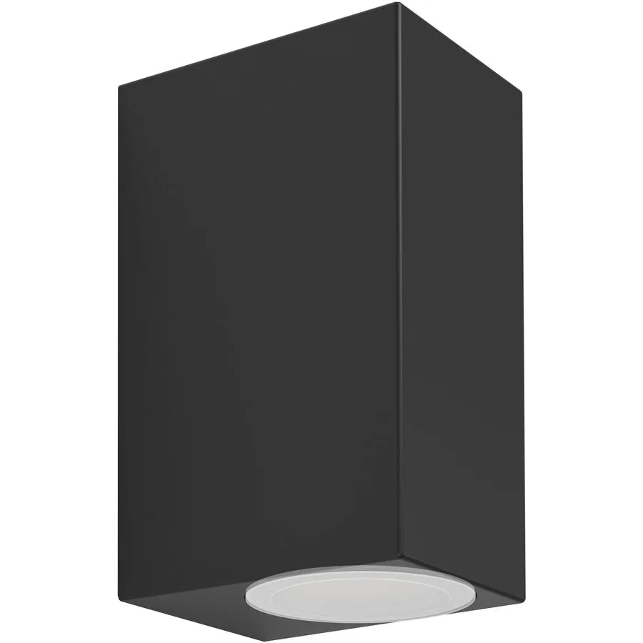 Eglo Wandlampe aussen Jabaga Schwarz Kunststoff 15.5 cm