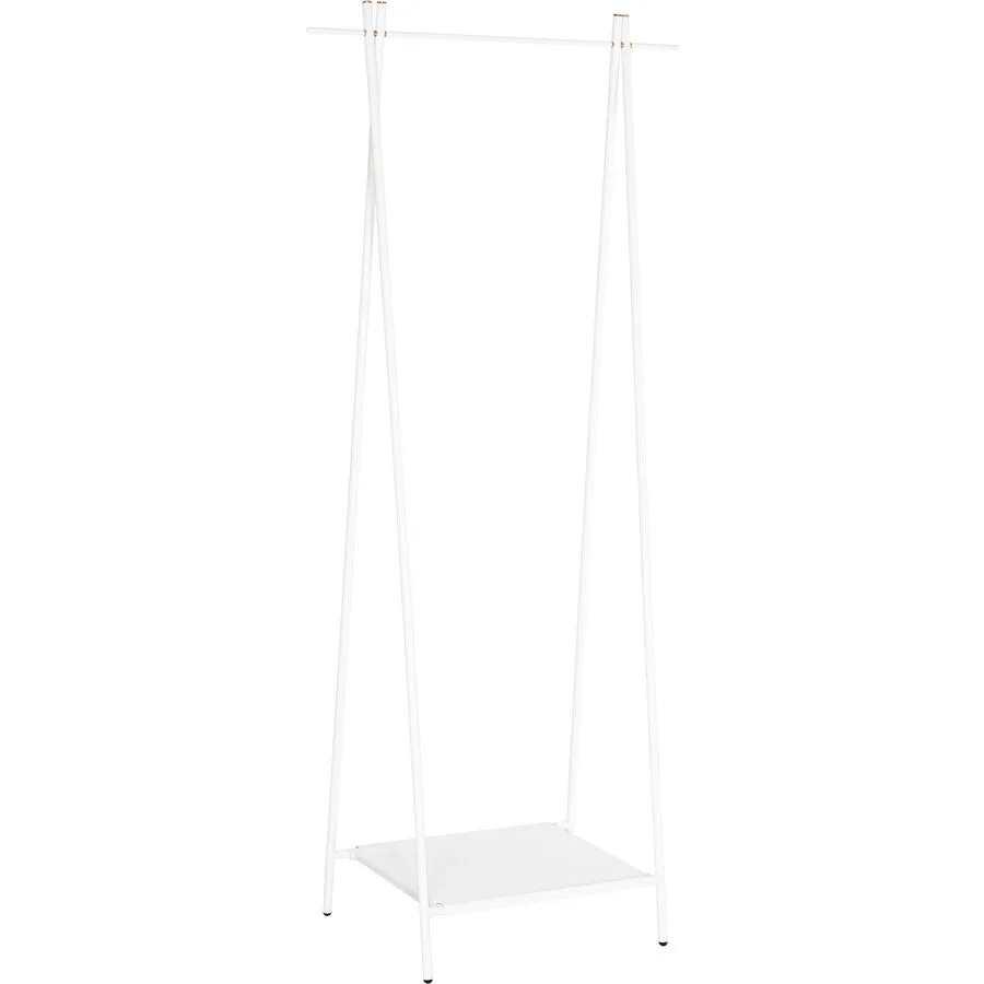 Kleiderständer Bonnie weiss Metall H 160 cm
