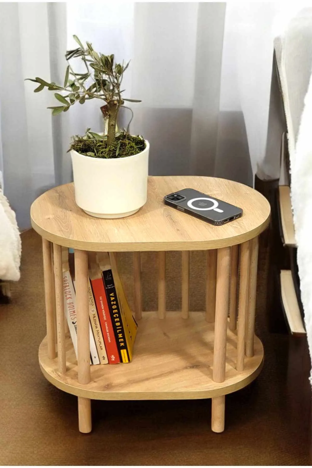 Ryrhyrdhonar Sidobord 45x43x30 cm - Sapphire Oak