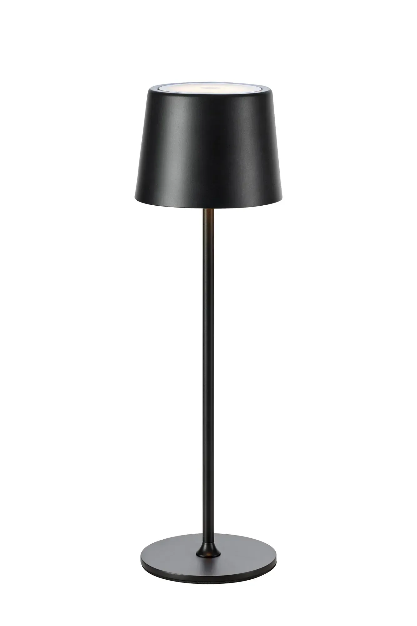 Fiore Wiederaufladbar Tischlampe Schwarz