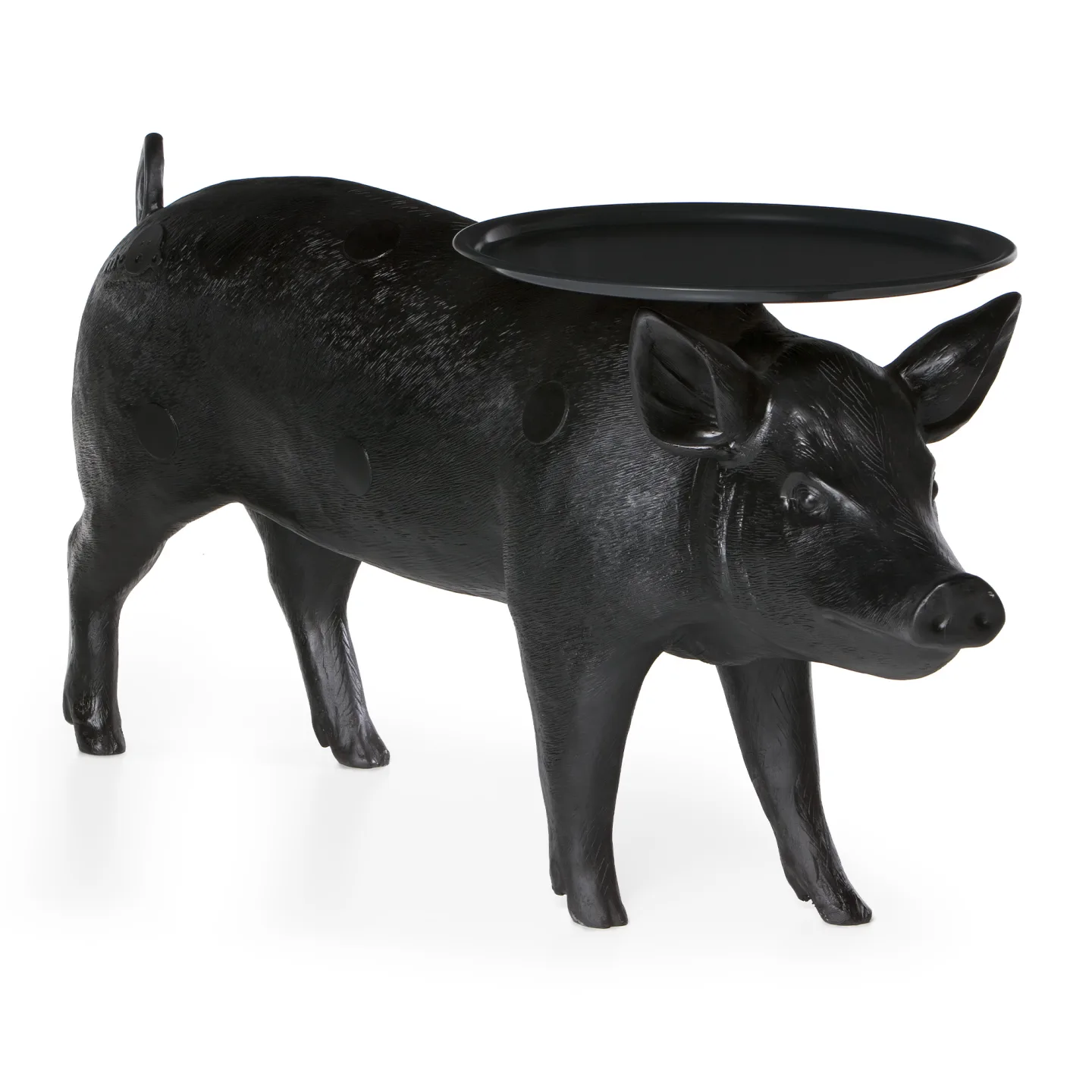 Moooi - Pig Table - Sidobord - Front Design - Svart - Plast