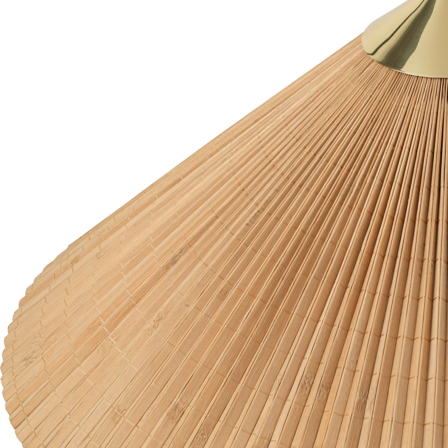 GUBI 9602 golvlampa Bambu-mässing