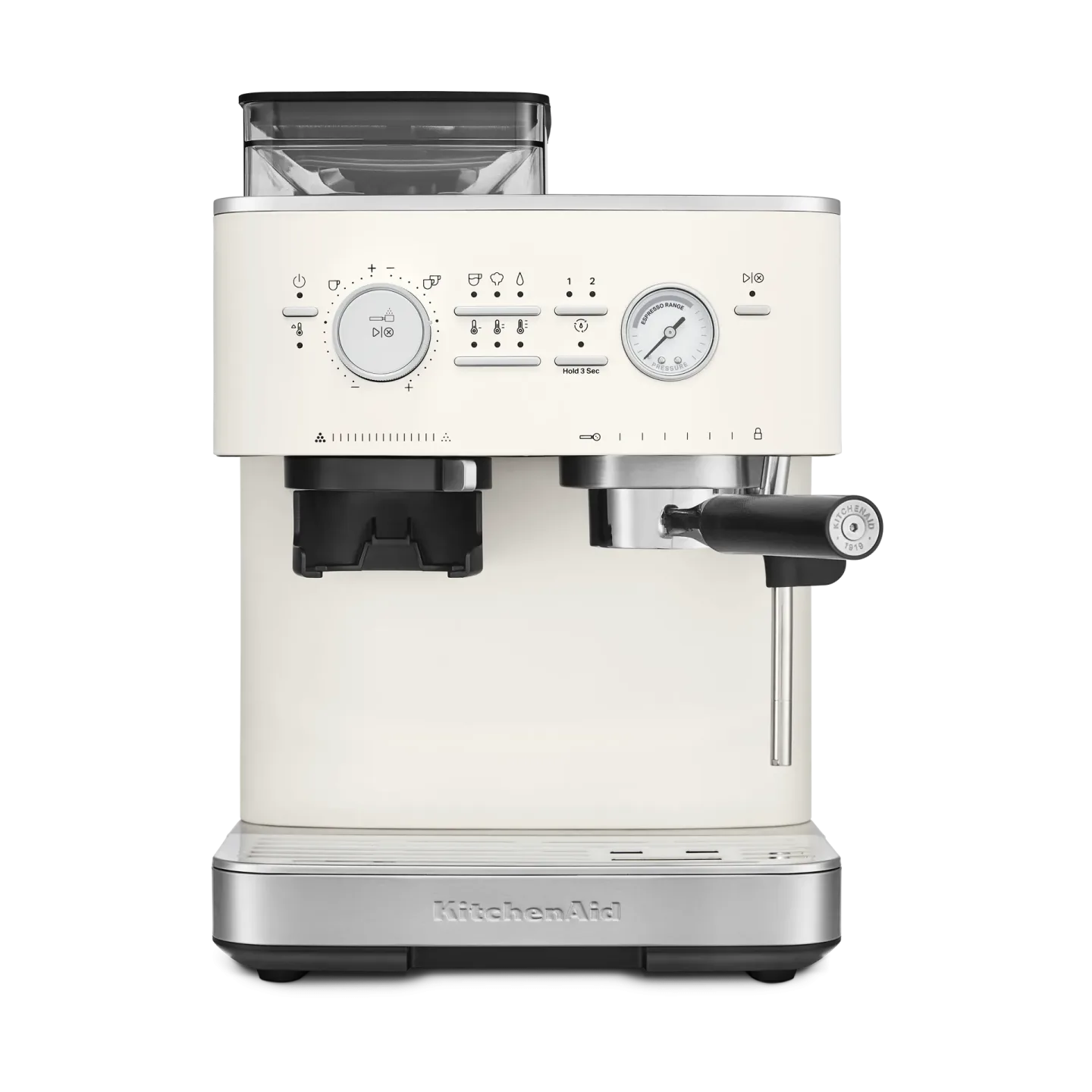 KitchenAid KitchenAid halbautomatische Espressomaschine mit Mühle Porcelain white