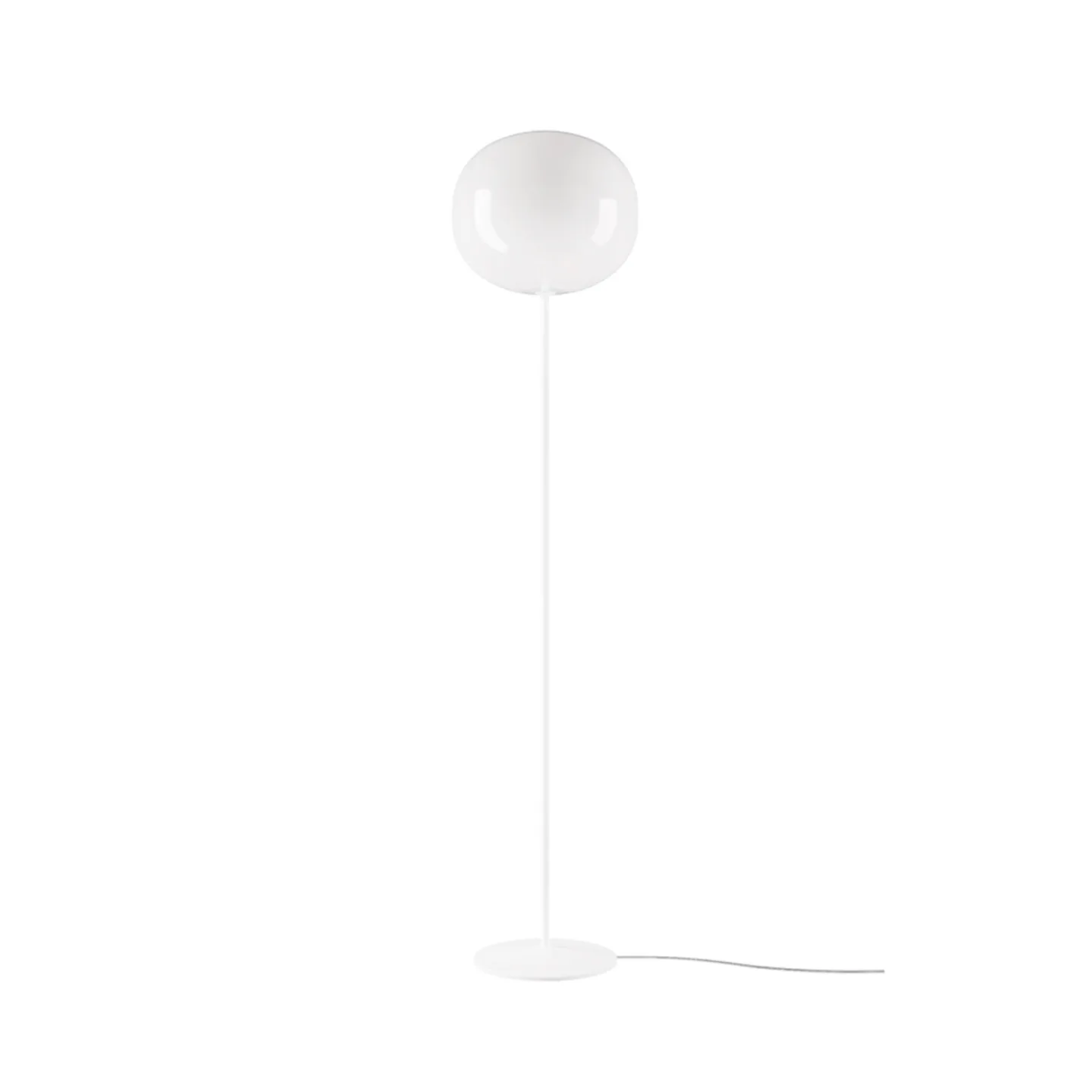 Volum 42 Stehleuchte Long Glossy Weiß - Lodes - Wohnzimmer - Glas