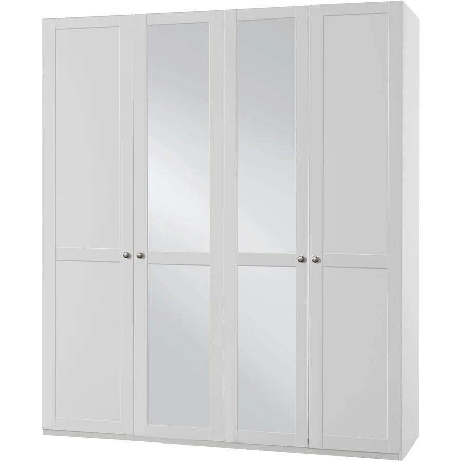 Kleiderschrank Heike weiss Holz B 180 cm