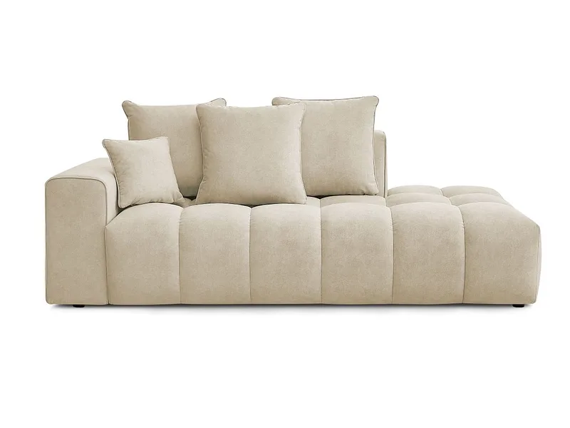 3er Sofa BOBOCHIC MONT-BLANC Samt beige