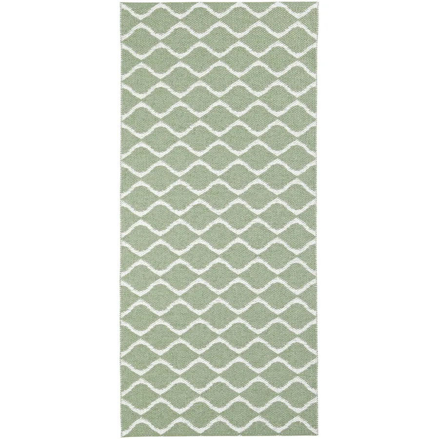HORREDSMATTAN Outdoor-Teppich Wave Grün 70 cm 100 cm - Material: PVC - Outdoor-Teppich