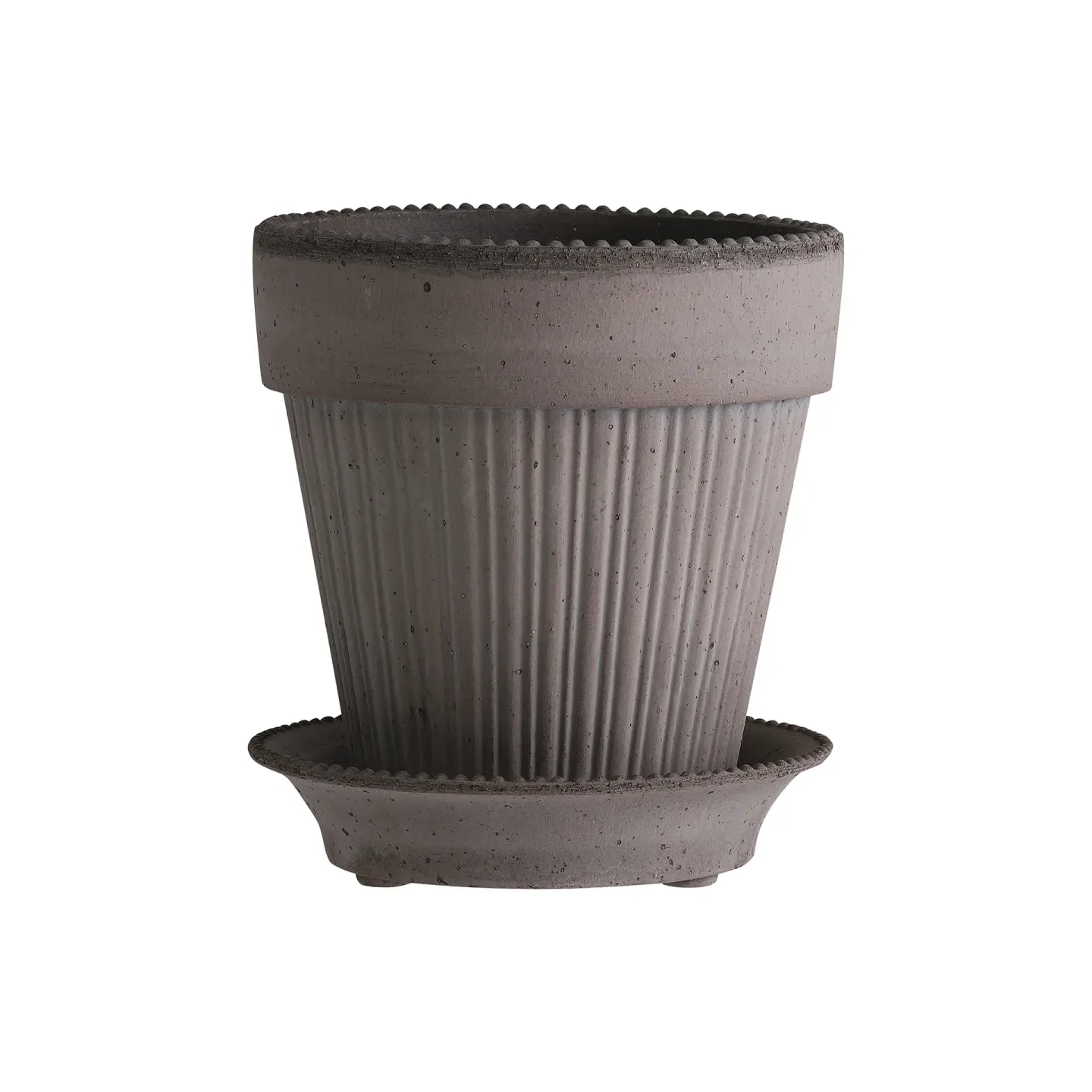 Bergs Potter Simona Blumentopf Ø12cm Grau