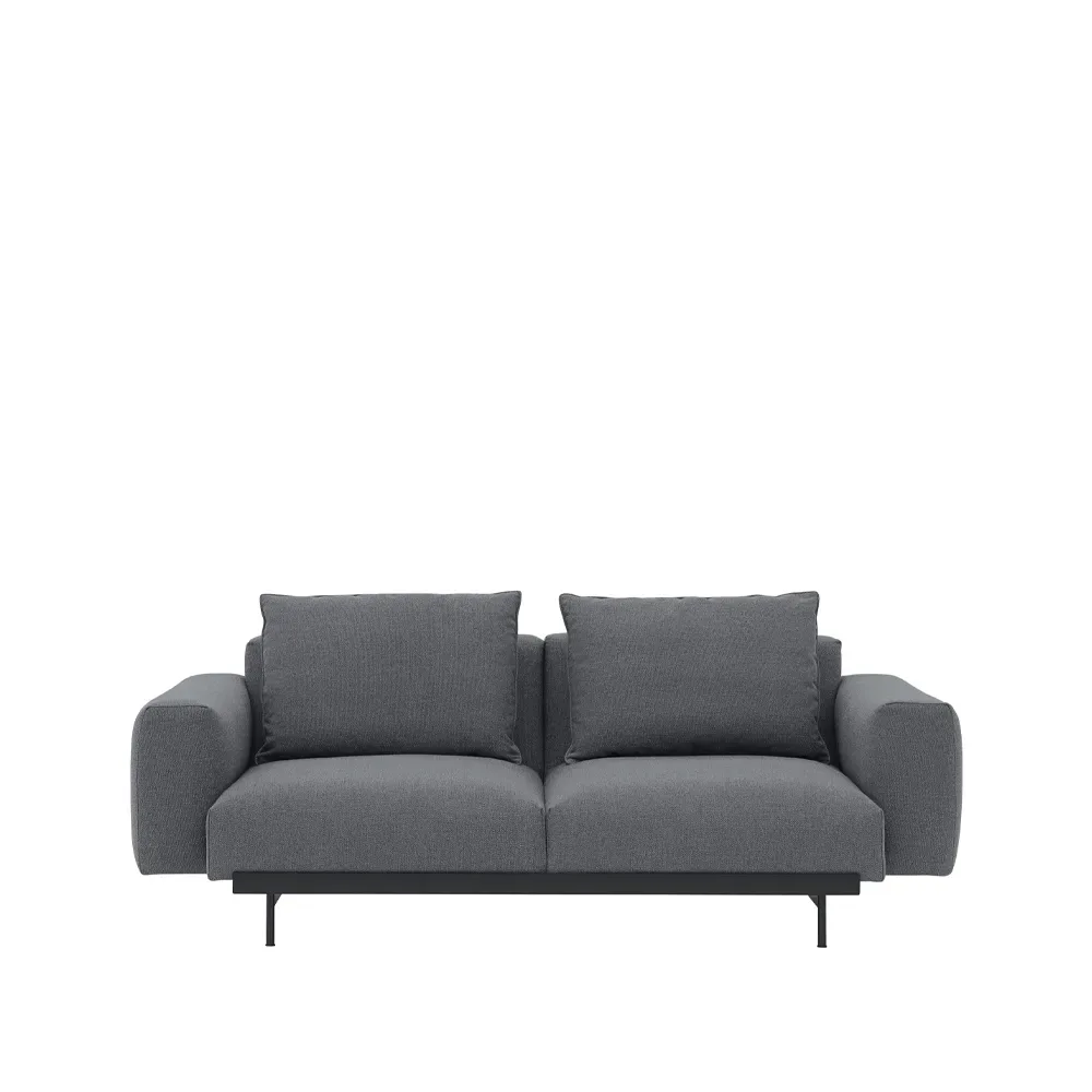 Muuto In Situ modulsoffa 2-sits configuration 3 Ocean 80-Black config 1