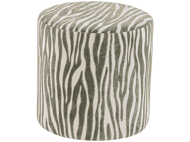 Hocker AYLA 40x40x40cm stoff / samt grün
