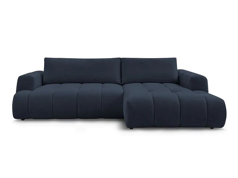 Ecksofa BOBOCHIC FUJI Stoff dunkelblau