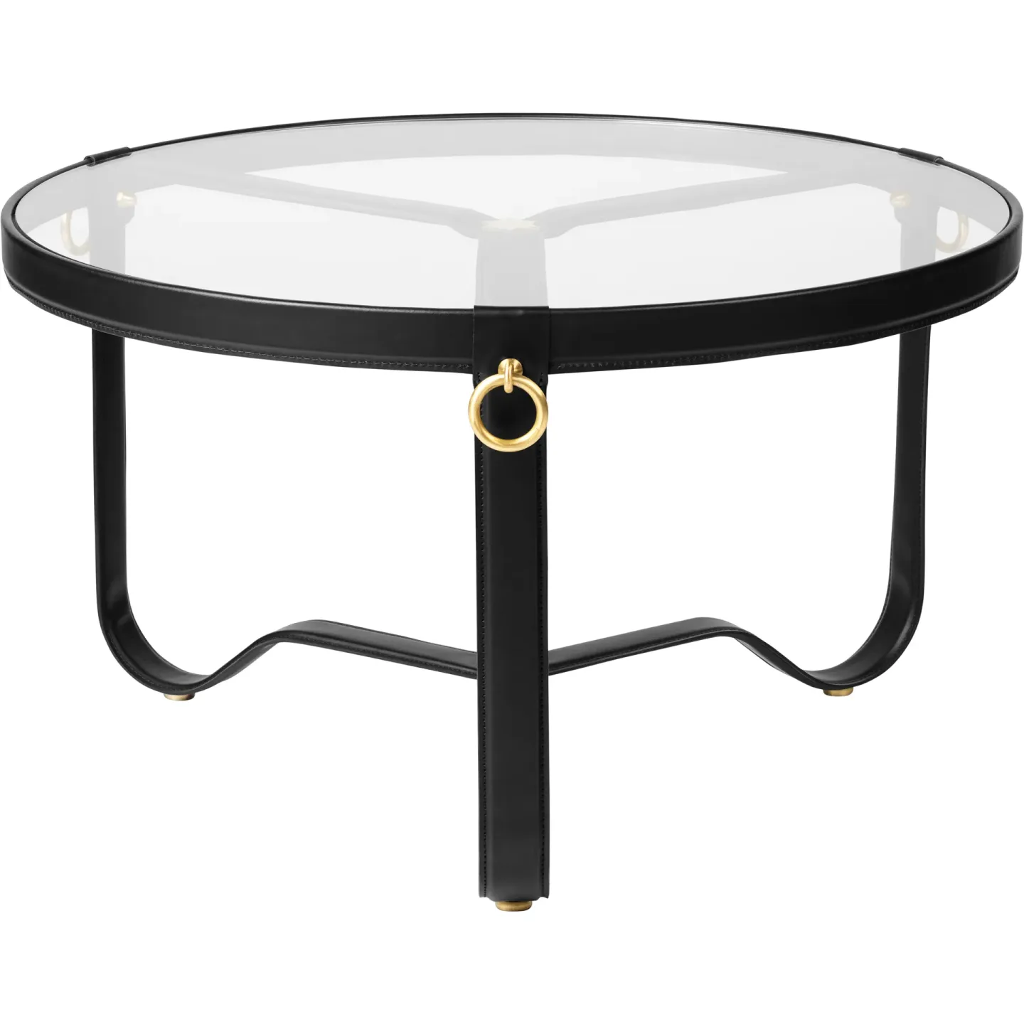 GUBI Adnet Couchtisch Ø70cm Schwarz