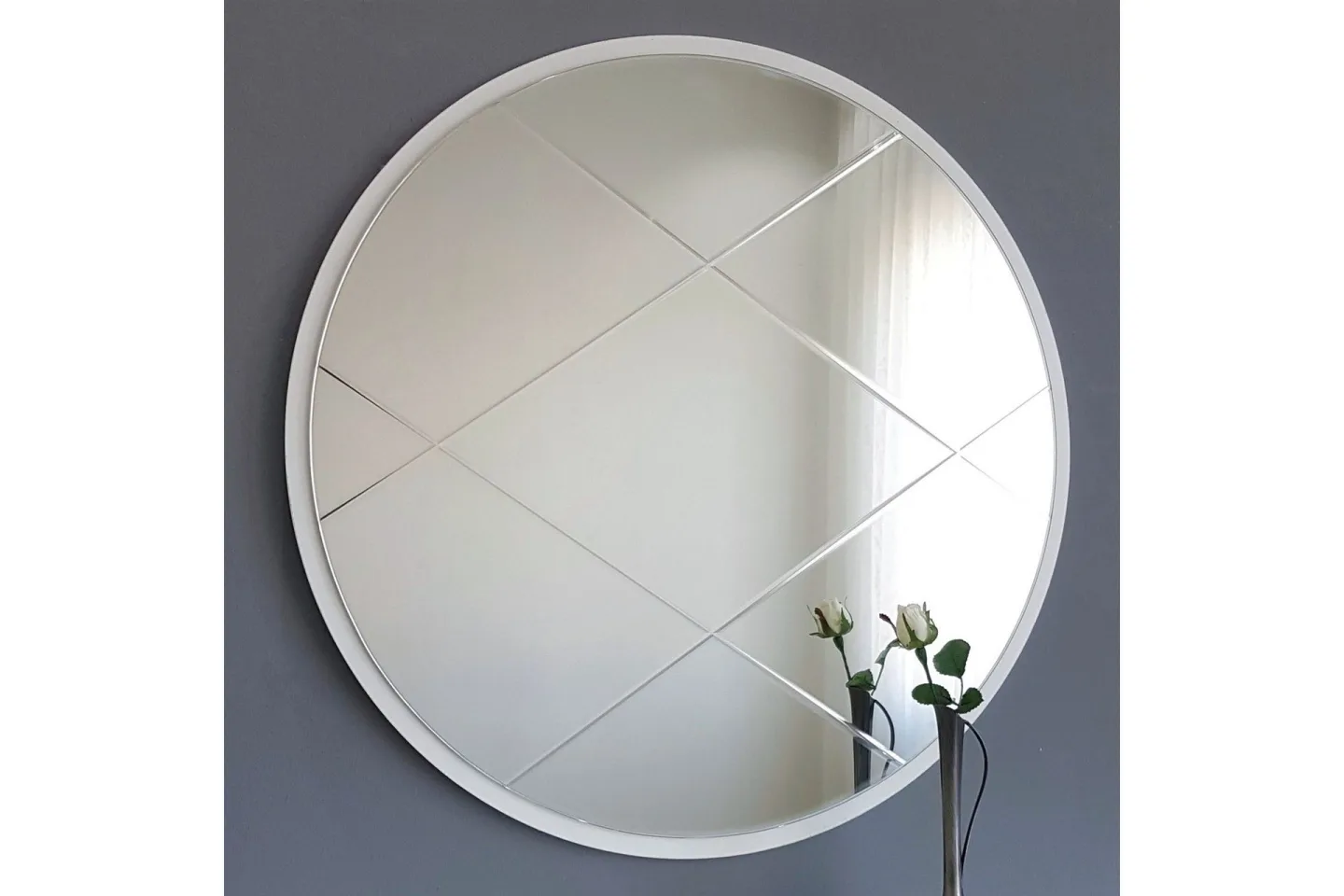 Delance Dekorationsspegel 60 cm - Silver