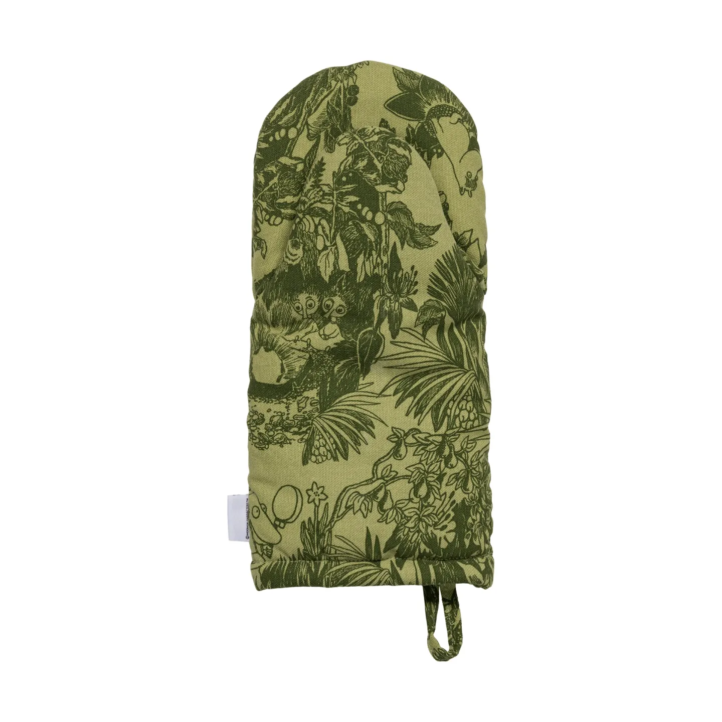 Moomin Arabia Mystikens skog Mumin Topfhandschuh Grün, 15x34 cm