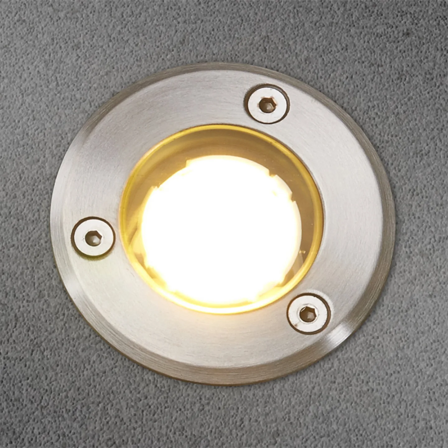 Kenan Erd Spot IP67 Steel - Lucande - Terrasse - Modern - Edelstahl - Einflammig