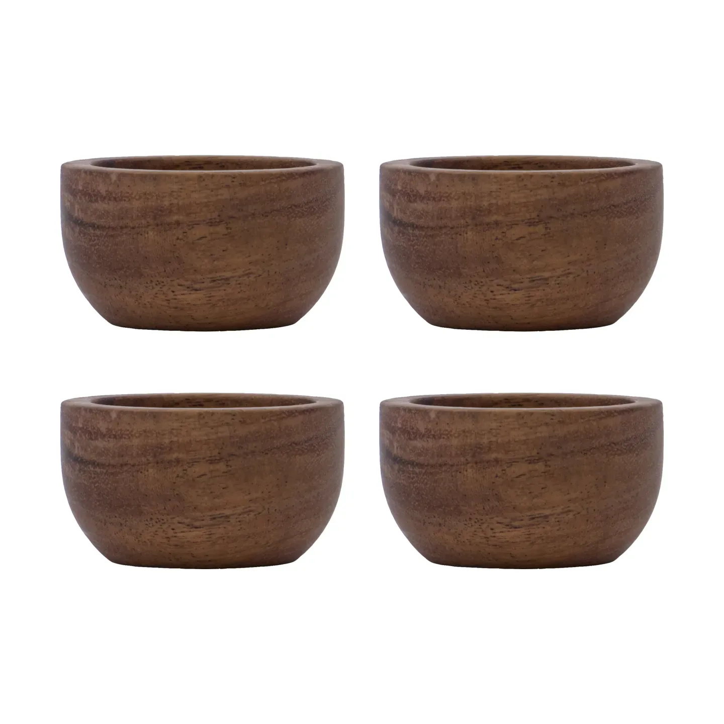 House Doctor Wood Eierbecher 4er-Pack Natur
