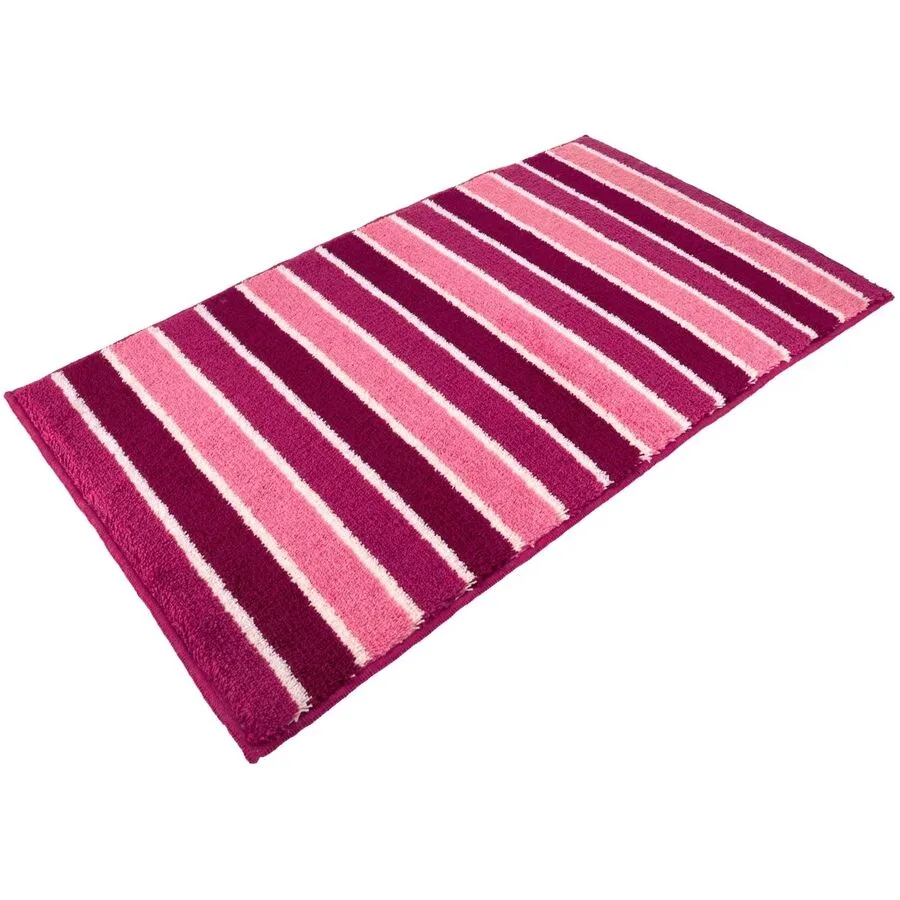 Vossen Badteppich Fancy Cranberry Polyacryl 70 x 120 cm Rechteckig