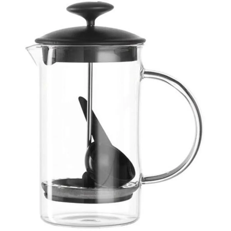Kaffeebereiter Leonardo Schwarz Glas