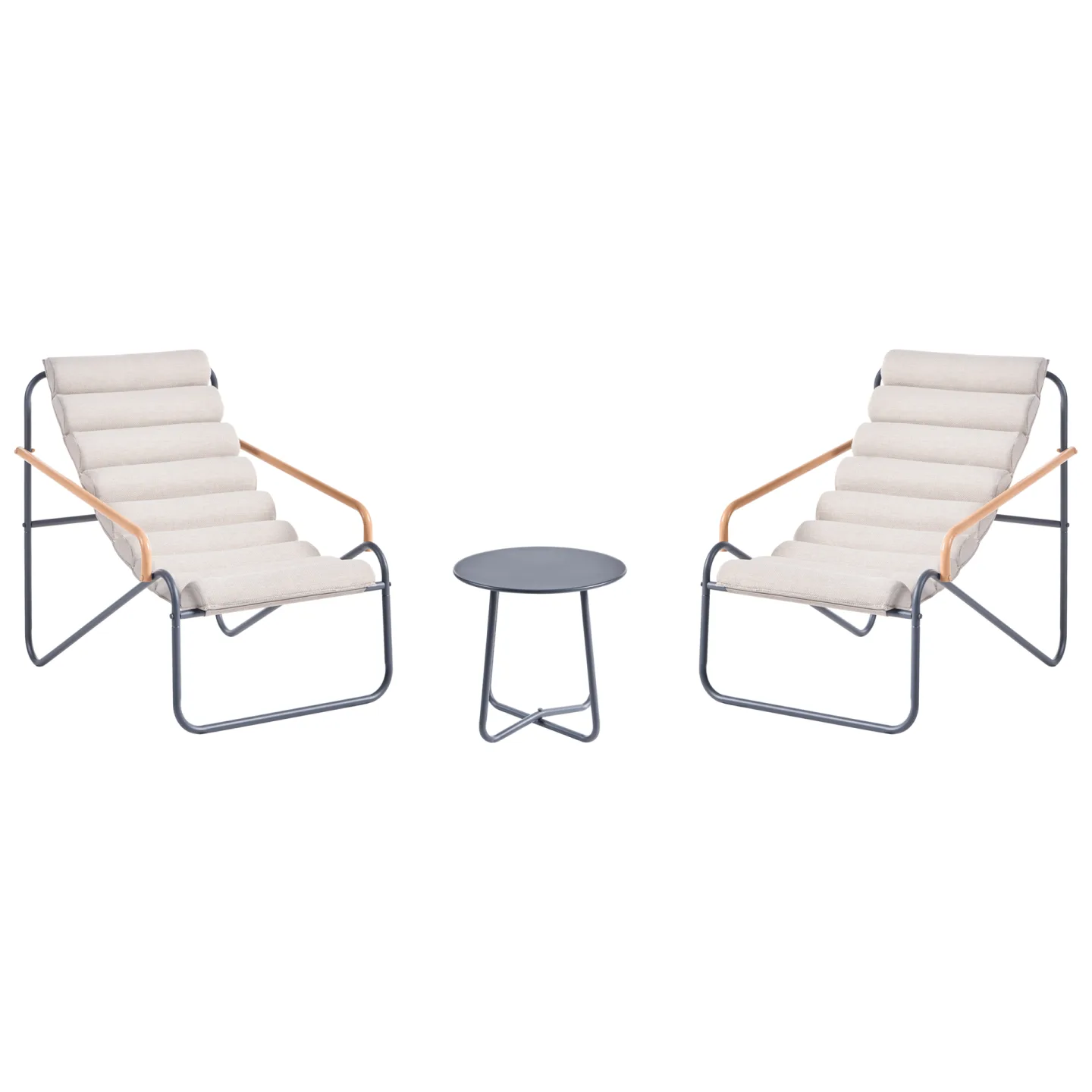 Soffgrupp utomhus med Bord 2-Sits Pasto - Grå/Beige