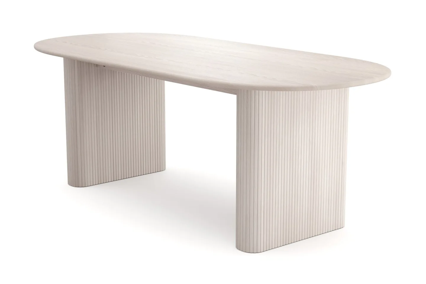 Noira Matbord 220x100 cm Fanér - Vitlaserad