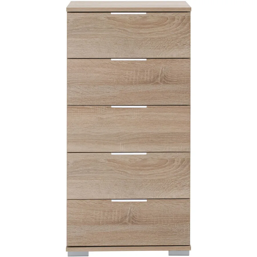 Kommode Peyton A Eiche sägerau Holzwerkstoff B 49 H 102 cm