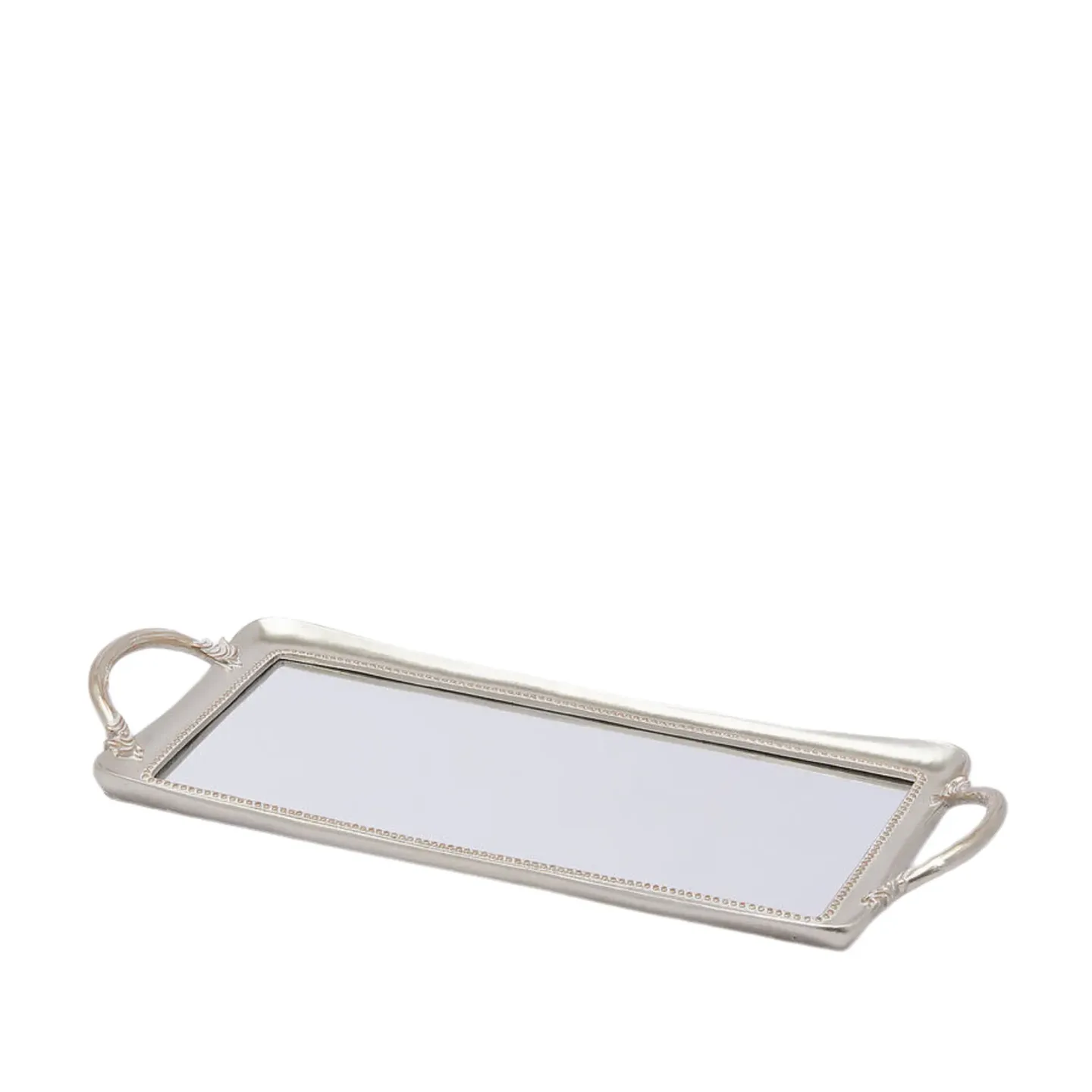 Edg Tablet Mit Spiegel in Silber B: 22 cm | Schubiger Möbel