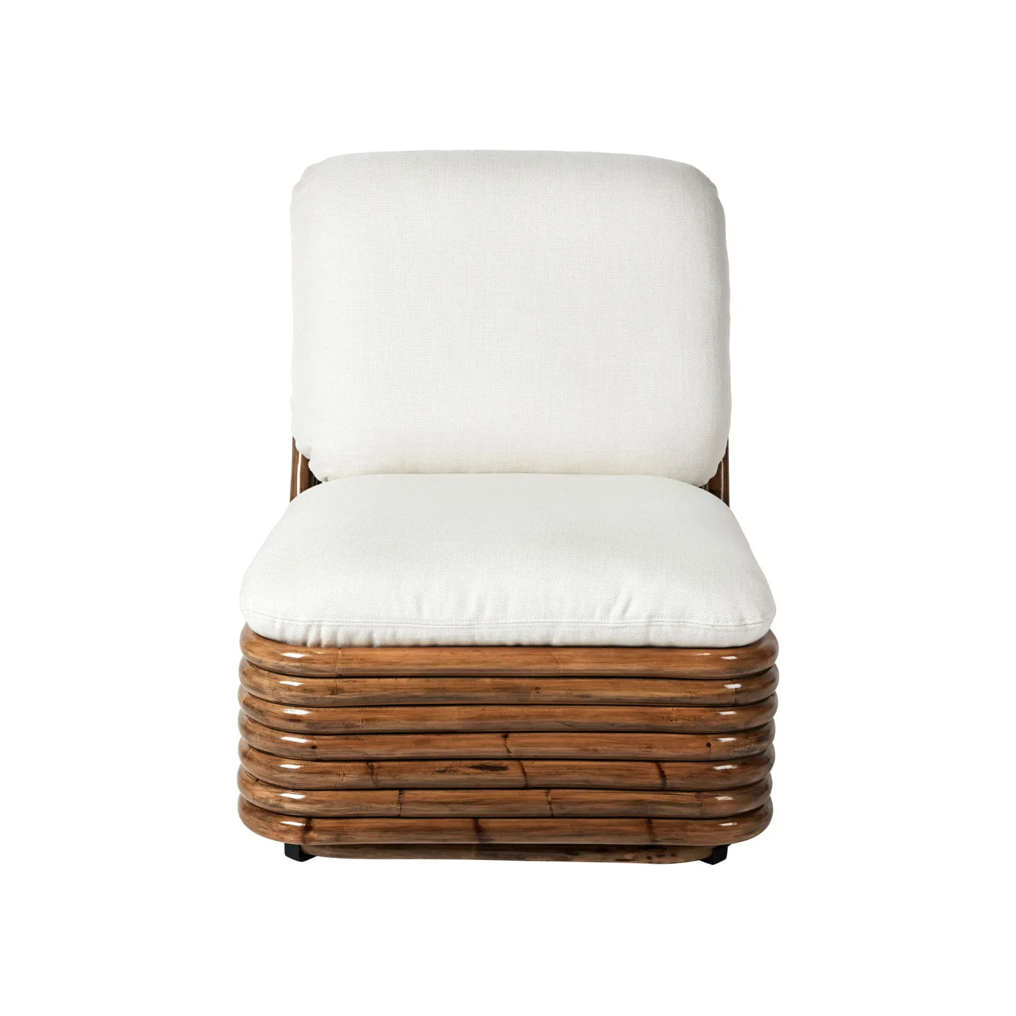 Gubi - Bohemian 72 Lounge Chair - Fully Upholstered, PG. B Dedar, Flair Special FR 101 - Matstolar utomhus - Gabriella Crespi - Beige - Textilmaterial